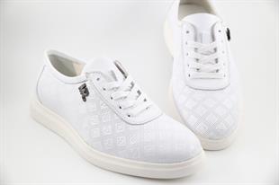 MARCOMEN 21202 Hakiki Deri Beyaz Erkek Günlük Ayakkabı