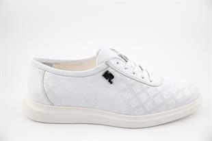 MARCOMEN 21202 Hakiki Deri Beyaz Erkek Günlük Ayakkabı