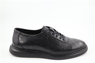 MARCOMEN 21202 Hakiki Deri Siyah Erkek Günlük Ayakkabı