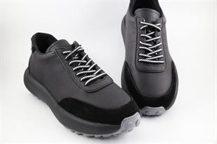 MARCOMEN 21257 Hakiki Deri Siyah Erkek Günlük Ayakkabı