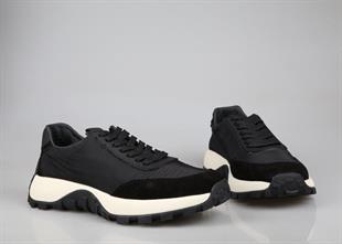 MARCOMEN 21339 Hakiki Deri Siyah Erkek Günlük Ayakkabı