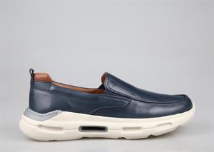 MARCOMEN 21399 Hakiki Deri Lacivert Erkek Günlük Ayakkabı