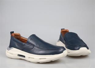 MARCOMEN 21399 Hakiki Deri Lacivert Erkek Günlük Ayakkabı