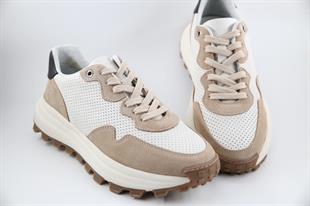 MARCOMEN 21466 Hakiki Deri Bej Erkek Günlük Ayakkabı