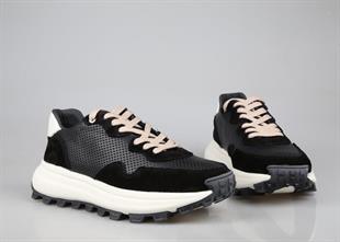 MARCOMEN 21466 Hakiki Deri Siyah Erkek Günlük Ayakkabı