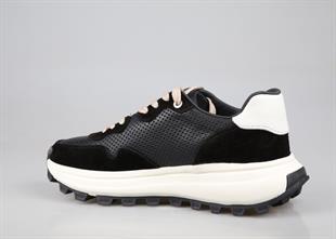 MARCOMEN 21466 Hakiki Deri Siyah Erkek Günlük Ayakkabı