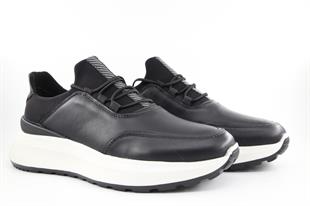 MARCOMEN 22295 Hakiki Deri Siyah Erkek Günlük Ayakkabı