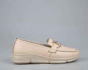 Marka Sesi 011-814 Bej Kadın Günlük Ayakkabı