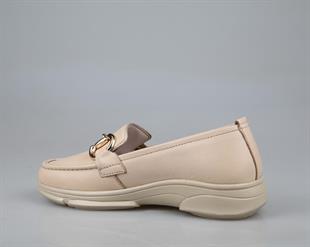 Marka Sesi 011-814 Bej Kadın Günlük Ayakkabı