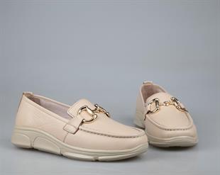 Marka Sesi 011-814 Bej Kadın Günlük Ayakkabı