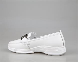 Marka Sesi 011-814 Beyaz Kadın Günlük Ayakkabı