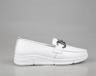 Marka Sesi 011-814 Beyaz Kadın Günlük Ayakkabı