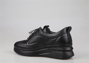 Marka Sesi 021-121 Siyah Kadın Günlük Ayakkabı