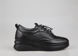 Marka Sesi 021-121 Siyah Kadın Günlük Ayakkabı