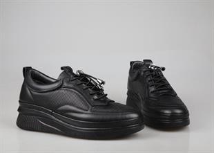 Marka Sesi 021-121 Siyah Kadın Günlük Ayakkabı