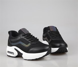Marka Sesi 121 Siyah-Beyaz Kadın Sneakers
