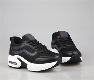 Marka Sesi 121 Siyah-Beyaz Kadın Sneakers