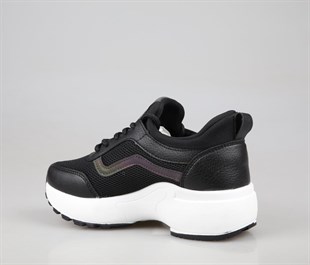 Marka Sesi 121 Siyah-Beyaz Kadın Sneakers