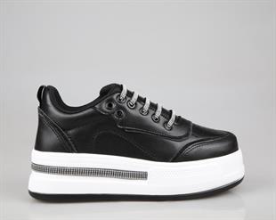 Marka Sesi 319 Siyah-Beyaz Kadın Sneakers