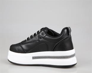 Marka Sesi 319 Siyah-Beyaz Kadın Sneakers