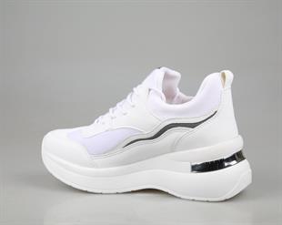 Marka Sesi 327 Beyaz Kadın Sneakers
