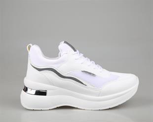 Marka Sesi 327 Beyaz Kadın Sneakers