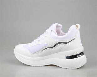 Marka Sesi 327 Beyaz Kadın Sneakers