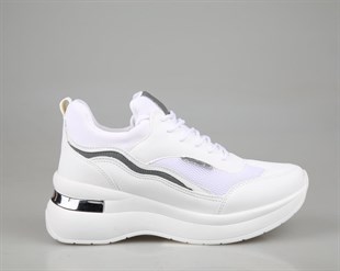 Marka Sesi 327 Beyaz Kadın Sneakers