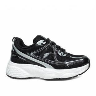 Marka Sesi 329 Siyah-Beyaz Kadın Sneakers