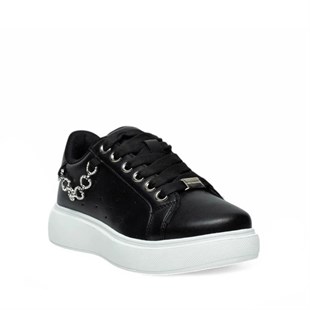 Marka Sesi 335 Siyah-Beyaz Kadın Sneakers