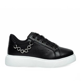 Marka Sesi 335 Siyah-Beyaz Kadın Sneakers