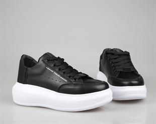 Marka Sesi 339 Siyah-Beyaz Kadın Sneakers