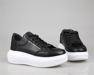 Marka Sesi 339 Siyah-Beyaz Kadın Sneakers
