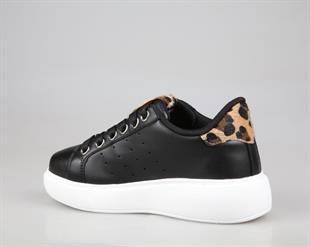 Marka Sesi 341 Siyah-Beyaz Kadın Sneakers