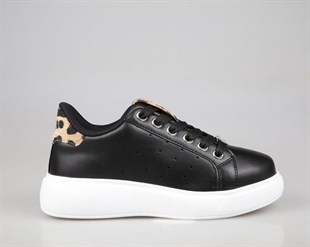 Marka Sesi 341 Siyah-Beyaz Kadın Sneakers