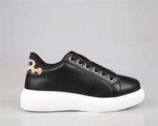 Marka Sesi 341 Siyah-Beyaz Kadın Sneakers