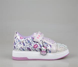 Marka Sesi 4004 Beyaz Gri Çocuk Sneakers