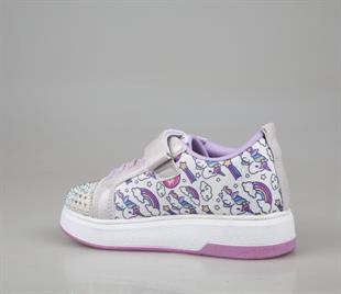 Marka Sesi 4004 Beyaz Gri Çocuk Sneakers