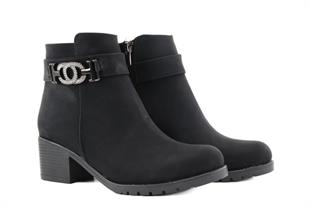 Marka Sesi SG455 Siyah Zümrüt Kadın Bot