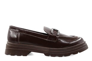 Marka Sesi SL2001 Loafer Kahve Kadın Babet