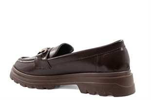 Marka Sesi SL2004 Loafer Kahve Kadın Babet