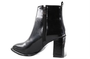 Miss Park Moda 09 k2900/1 Siyah Rugan Kadın Bot