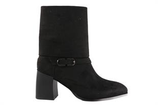 Miss Park Moda 106 k946 Siyah Suet Kadın Bot