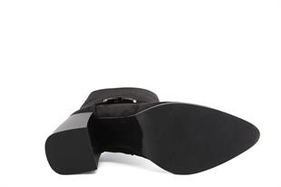 Miss Park Moda 106 k946 Siyah Suet Kadın Bot