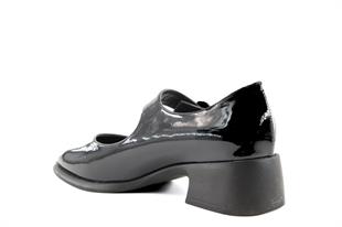 Miss Park Moda 161 k1000 Loafer Siyah Rugan Kadın Günlük Ayakkabı