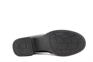 Miss Park Moda 161 k1066 Loafer Siyah Kadın Günlük Ayakkabı