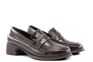 Miss Park Moda 161 k1066 Loafer Kahve Kadın Günlük Ayakkabı