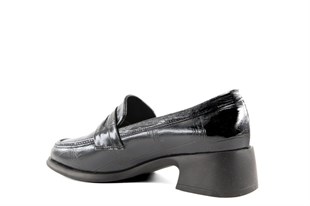 Miss Park Moda 161 k1066 Loafer Siyah Kadın Günlük Ayakkabı