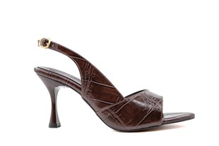 Miss Park Moda 161 ka104/3 Kahve Kadın Topuklu Ayakkabı