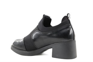 Miss Park Moda 207 k6668 Loafer Siyah Kadın Günlük Ayakkabı